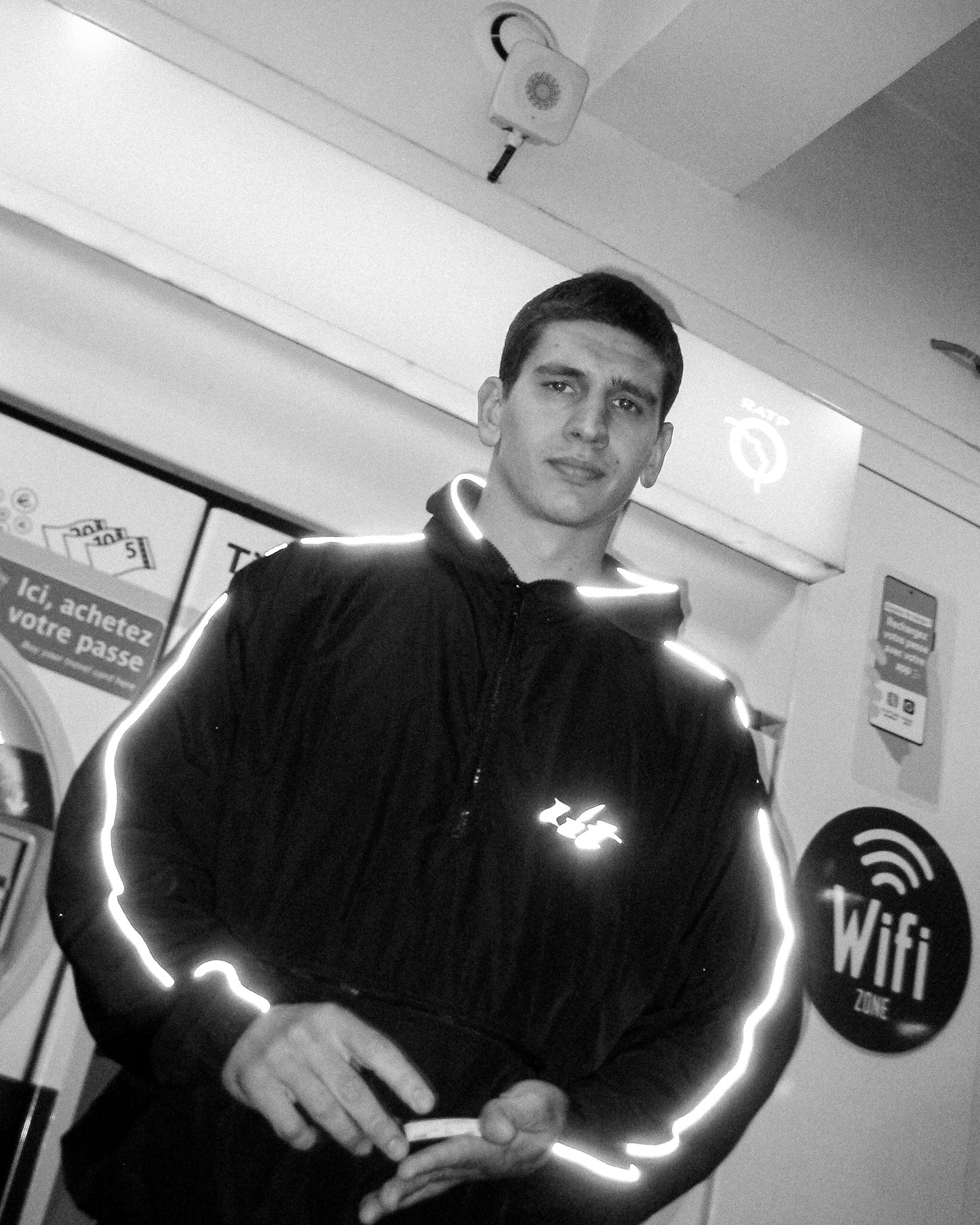 Half Zip Chrome Tracksuit