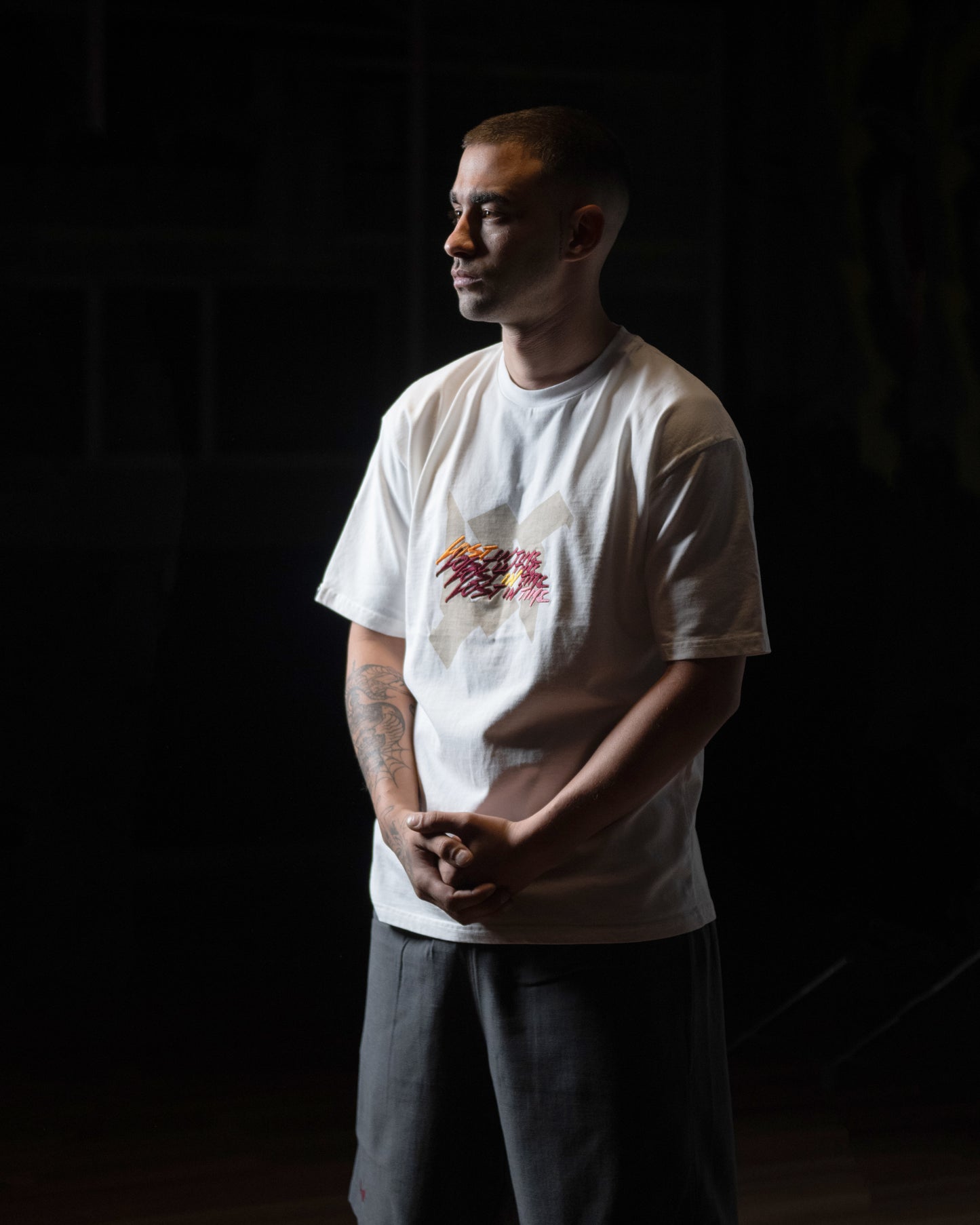 Trpl Clr White Tee