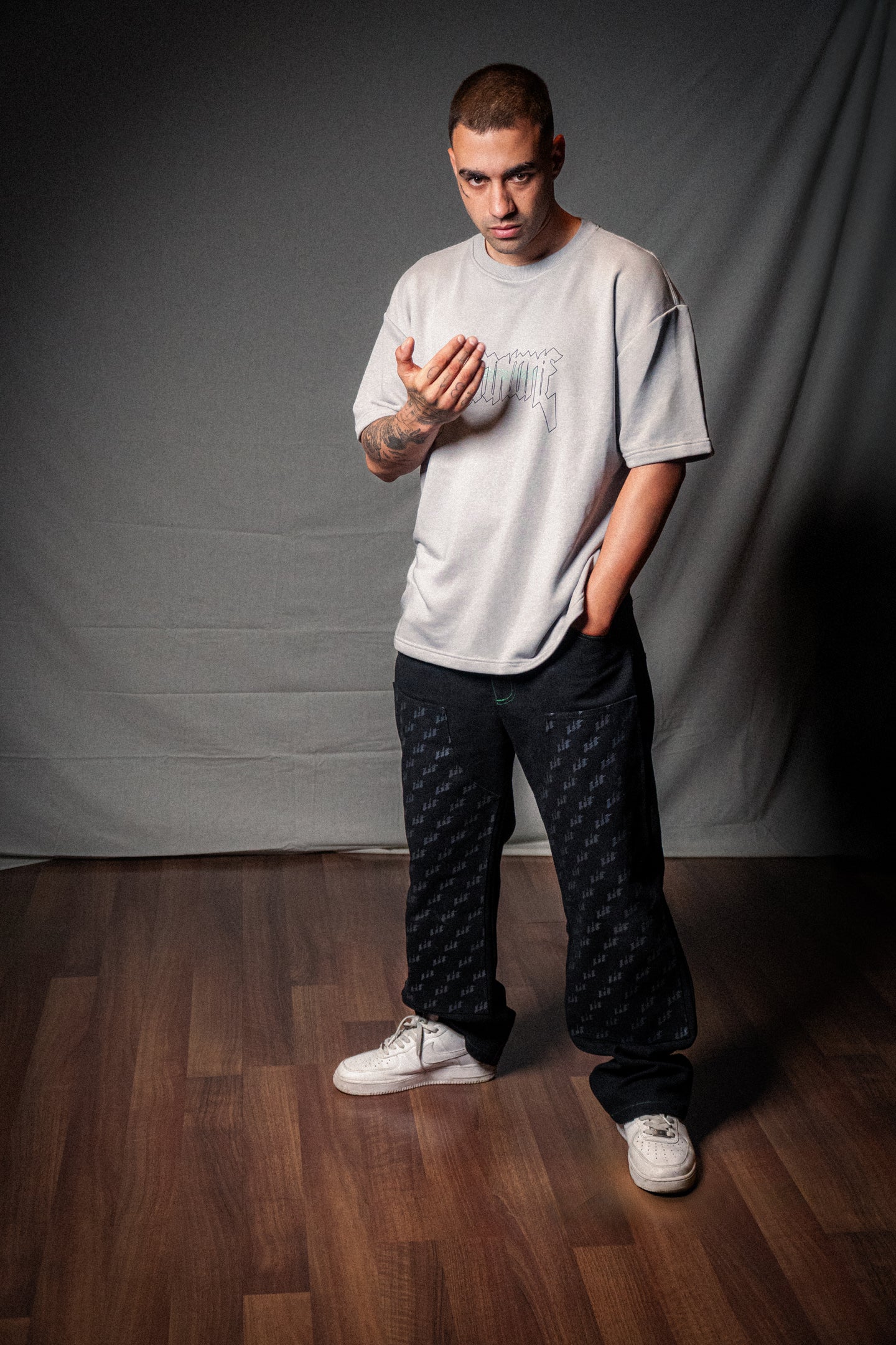 Ultra Heavy Grey Mess Tee