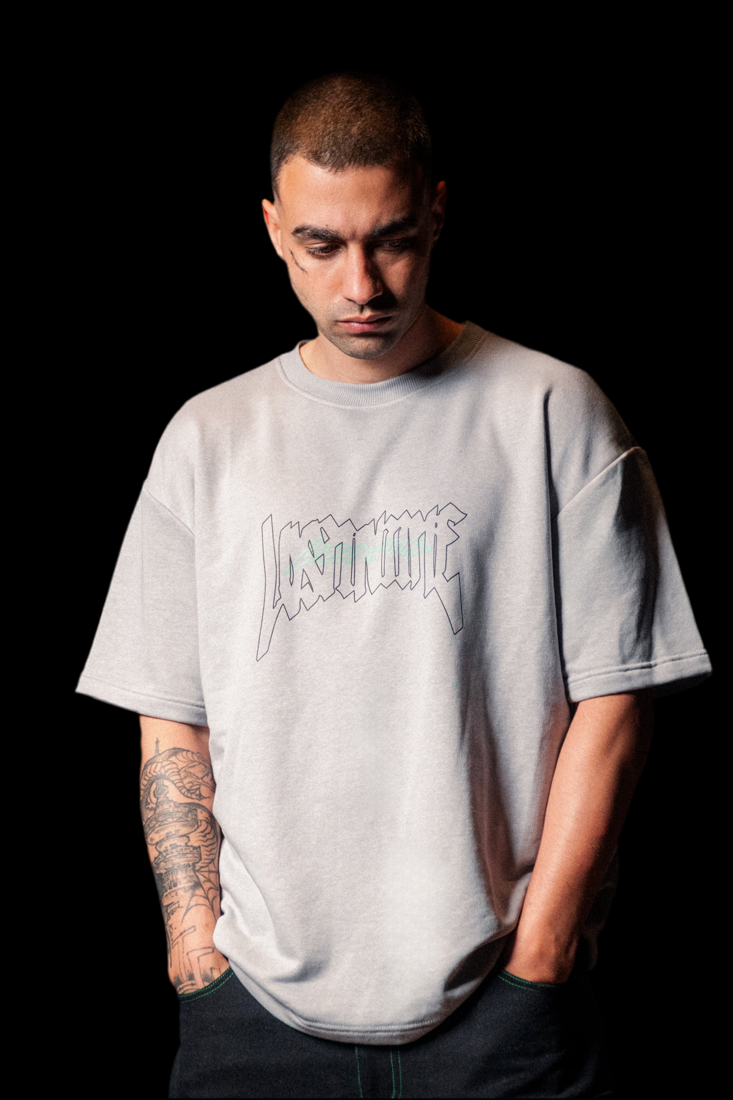 Ultra Heavy Grey Mess Tee