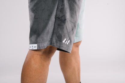 Mint - Charcoal Corduroy Signature Shorts