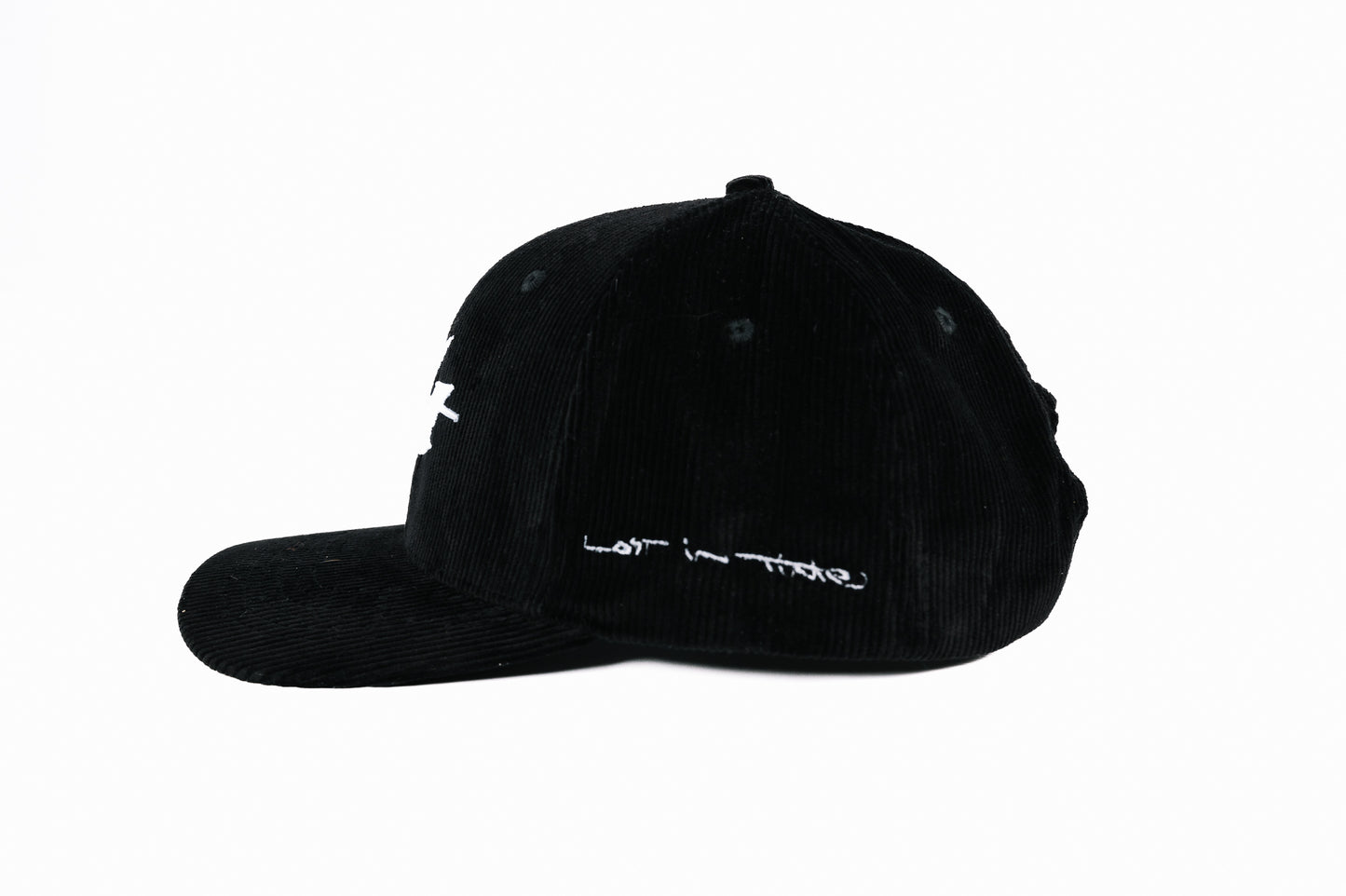 Black Corduroy Signature Cap