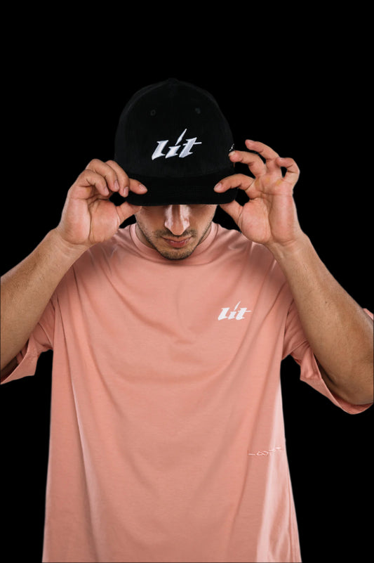 Black Corduroy Signature Cap