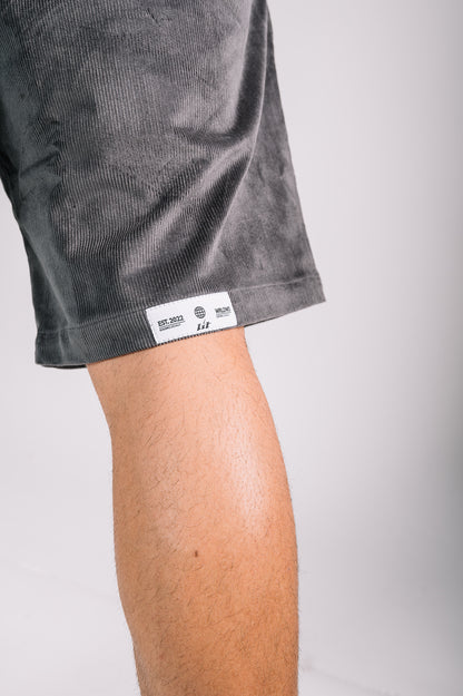 Mint - Charcoal Corduroy Signature Shorts