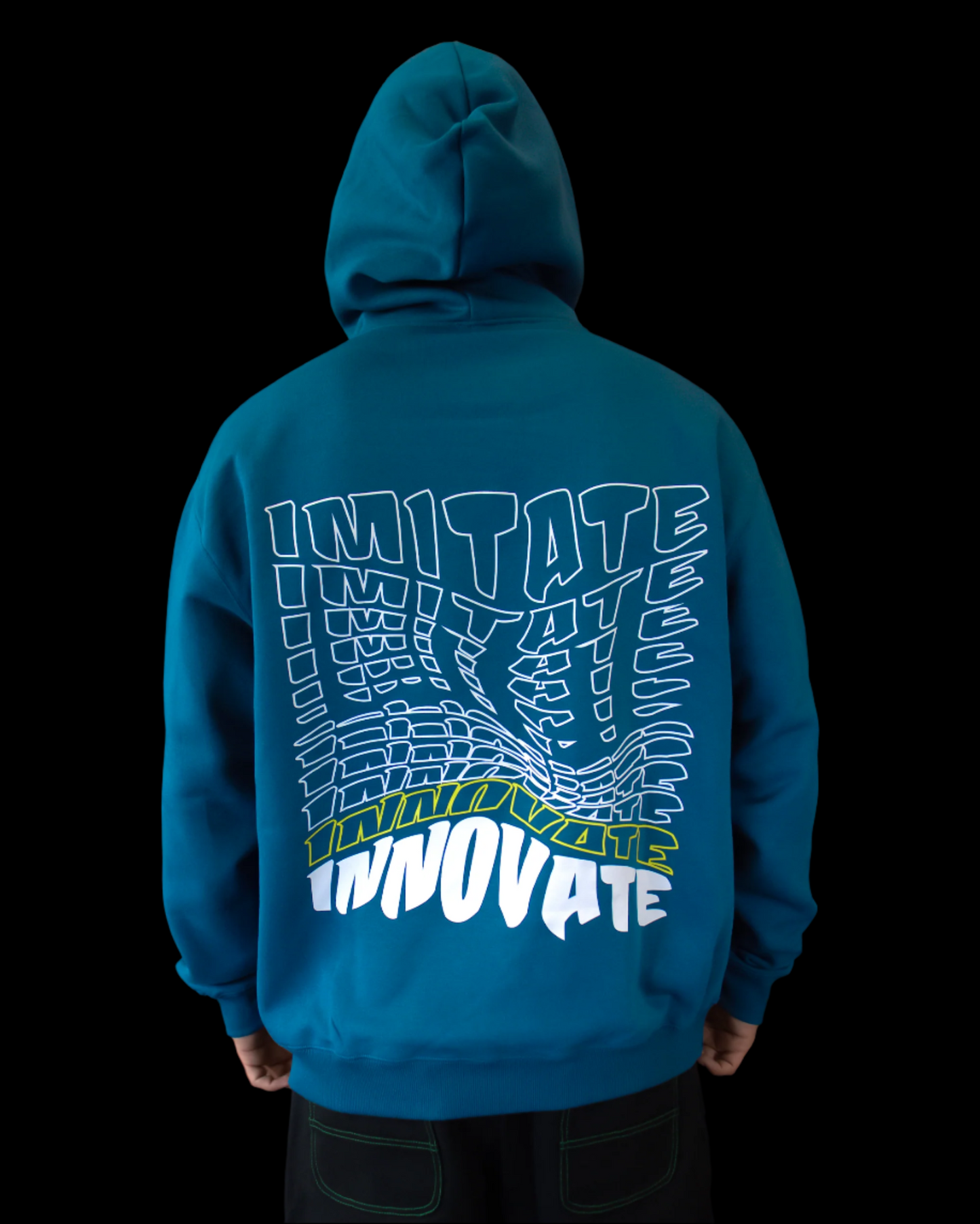 Imitate Innovate Petrol Hoodie