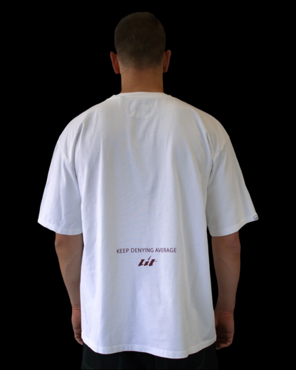 Trpl Clr  White Tee