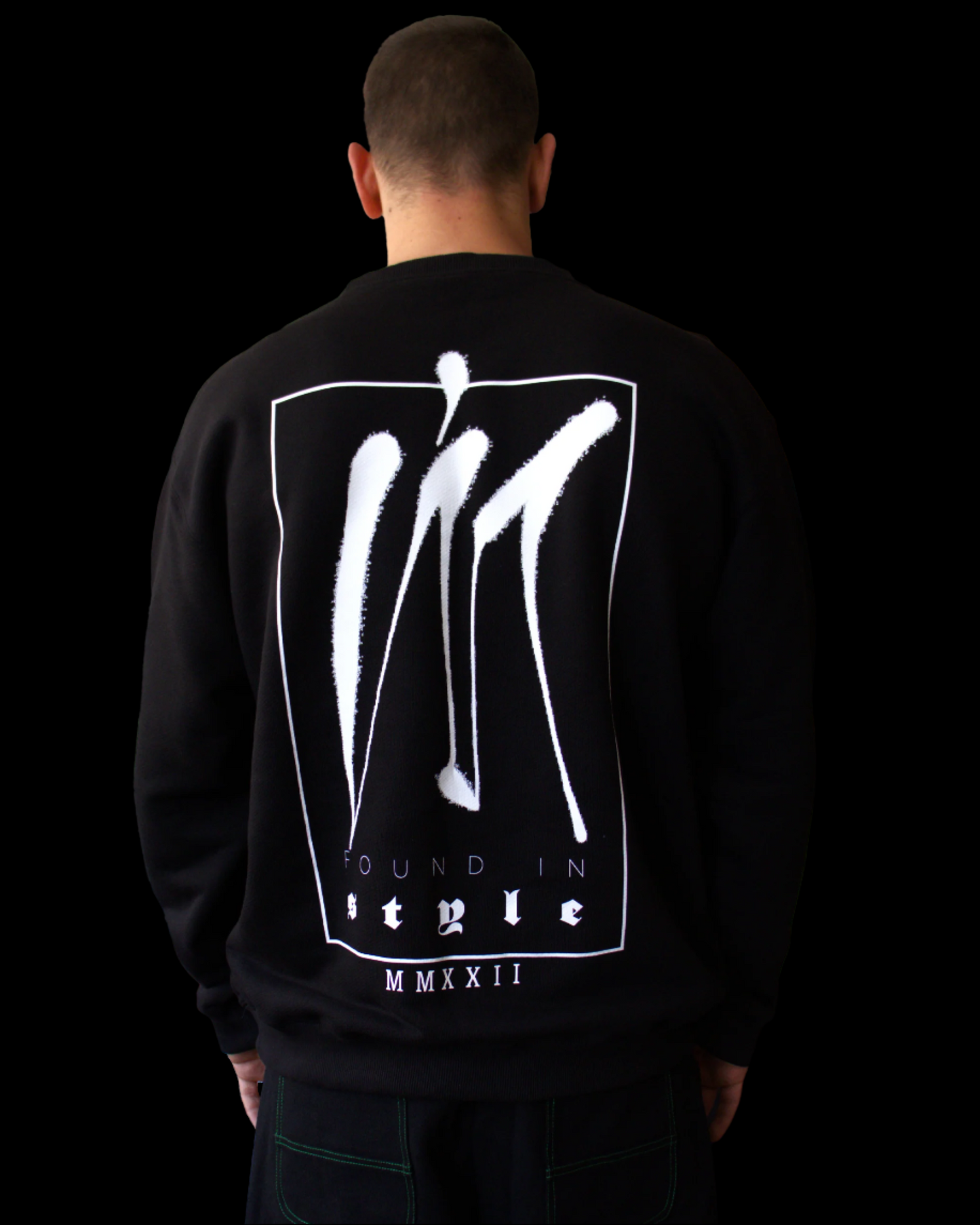 Ultra Heavy FIS Black Crewneck