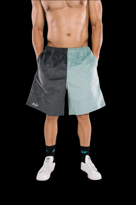 Mint - Charcoal Corduroy Signature Shorts