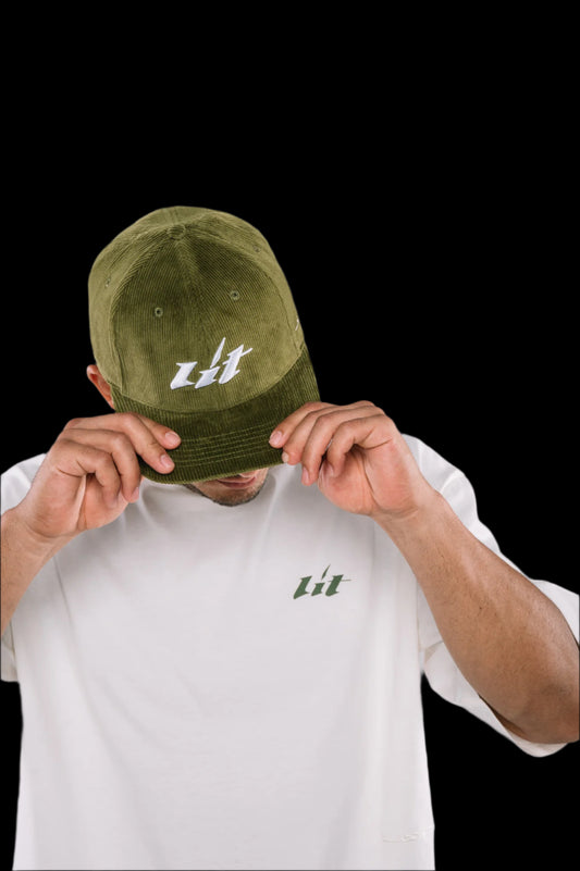 Khaki Corduroy Signature Cap