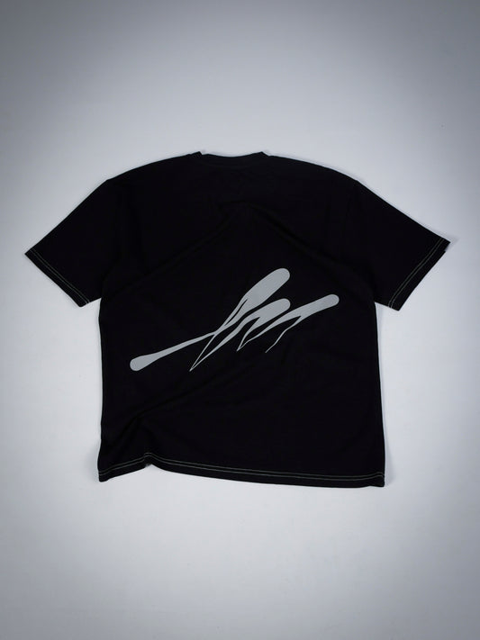 Signature Black Cotton Tee