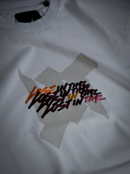 Trpl Clr  White Tee