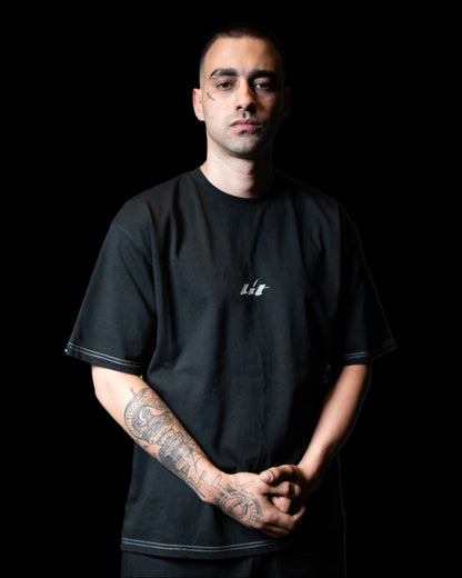 Signature Black Cotton Tee
