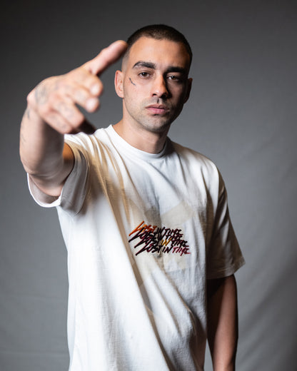 Trpl Clr  White Tee