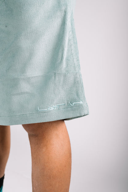 Mint - Charcoal Corduroy Signature Shorts