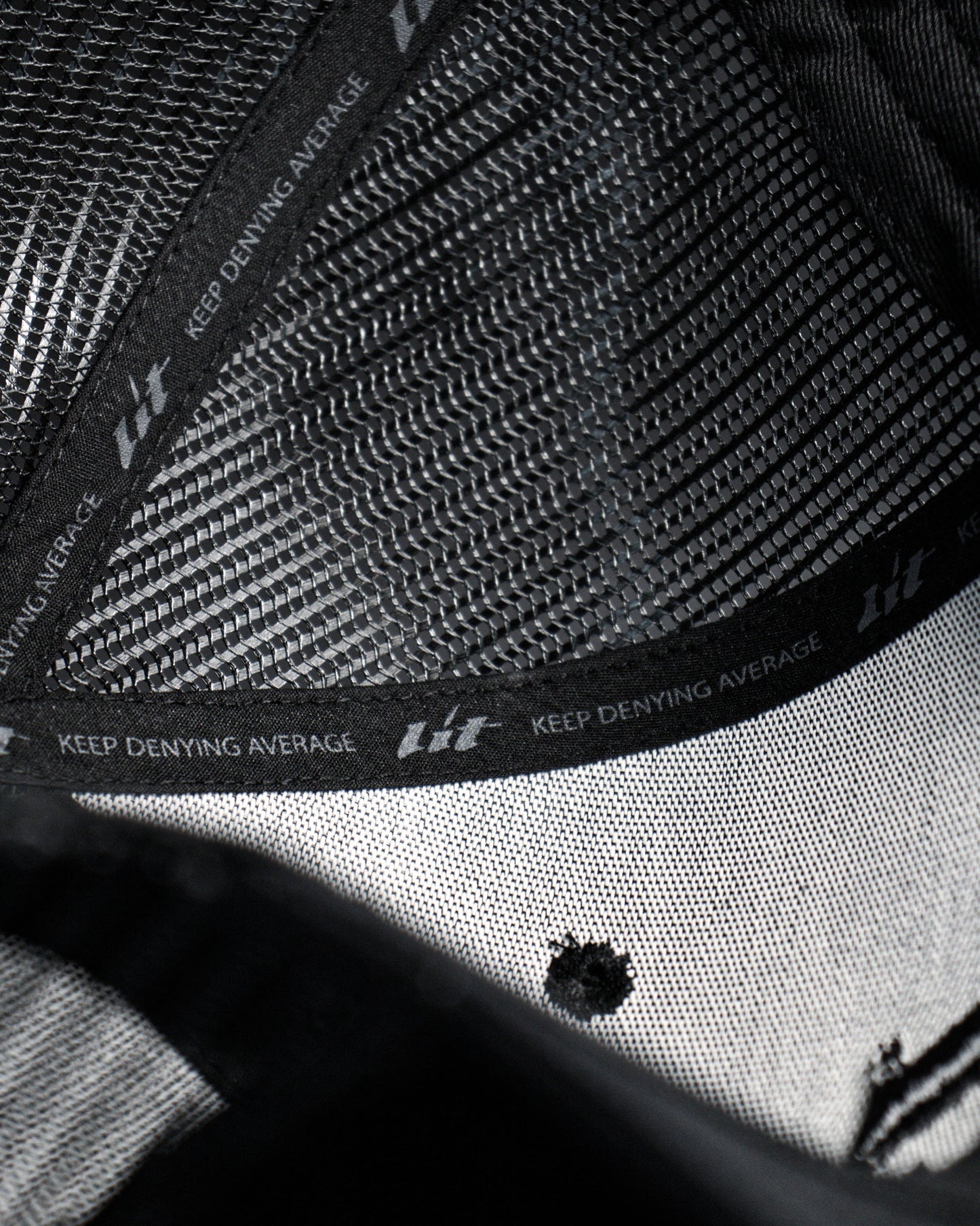 Black Charcoal Trucker cap