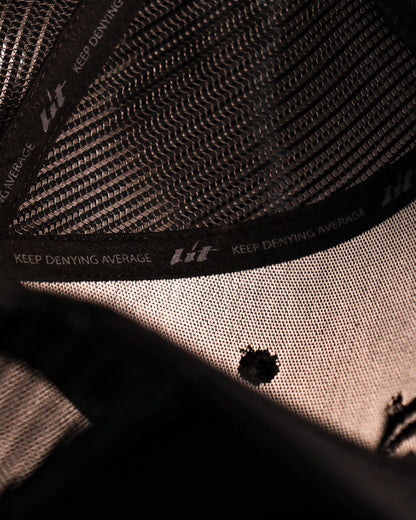 Black Charcoal Trucker cap