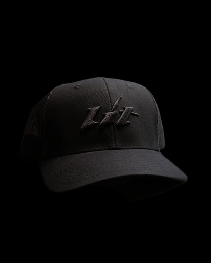 Black Charcoal Trucker cap