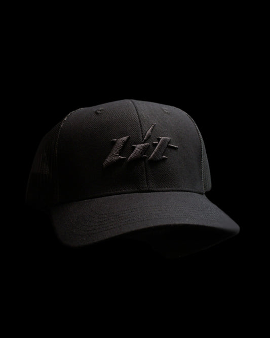 Black Charcoal Trucker cap