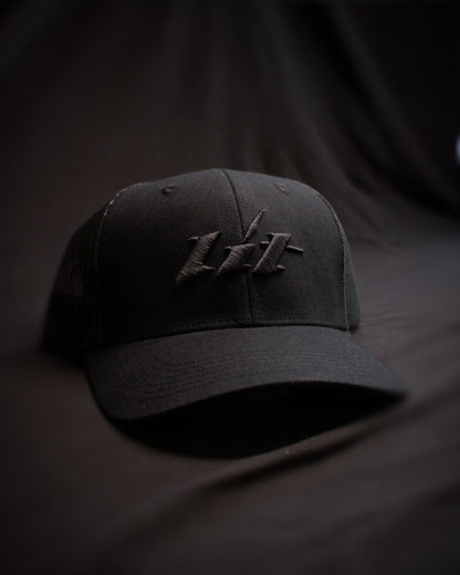 Black Charcoal Trucker cap