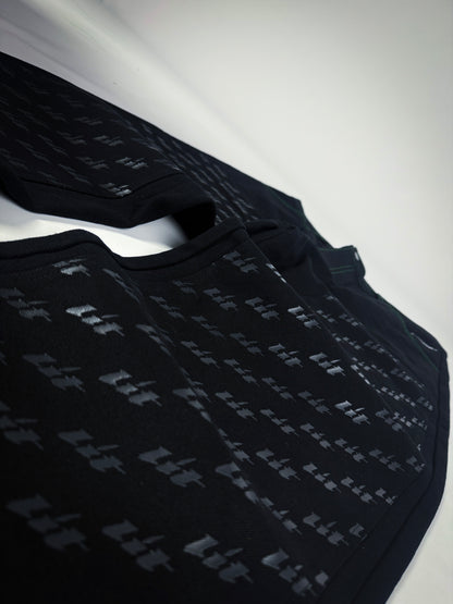 Double Knee Panted Black Pants