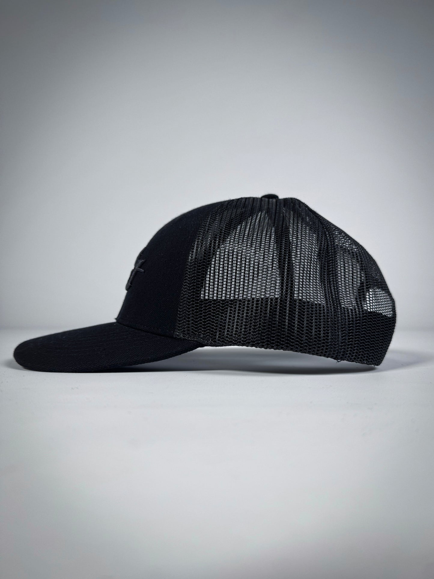 Black Charcoal Trucker cap