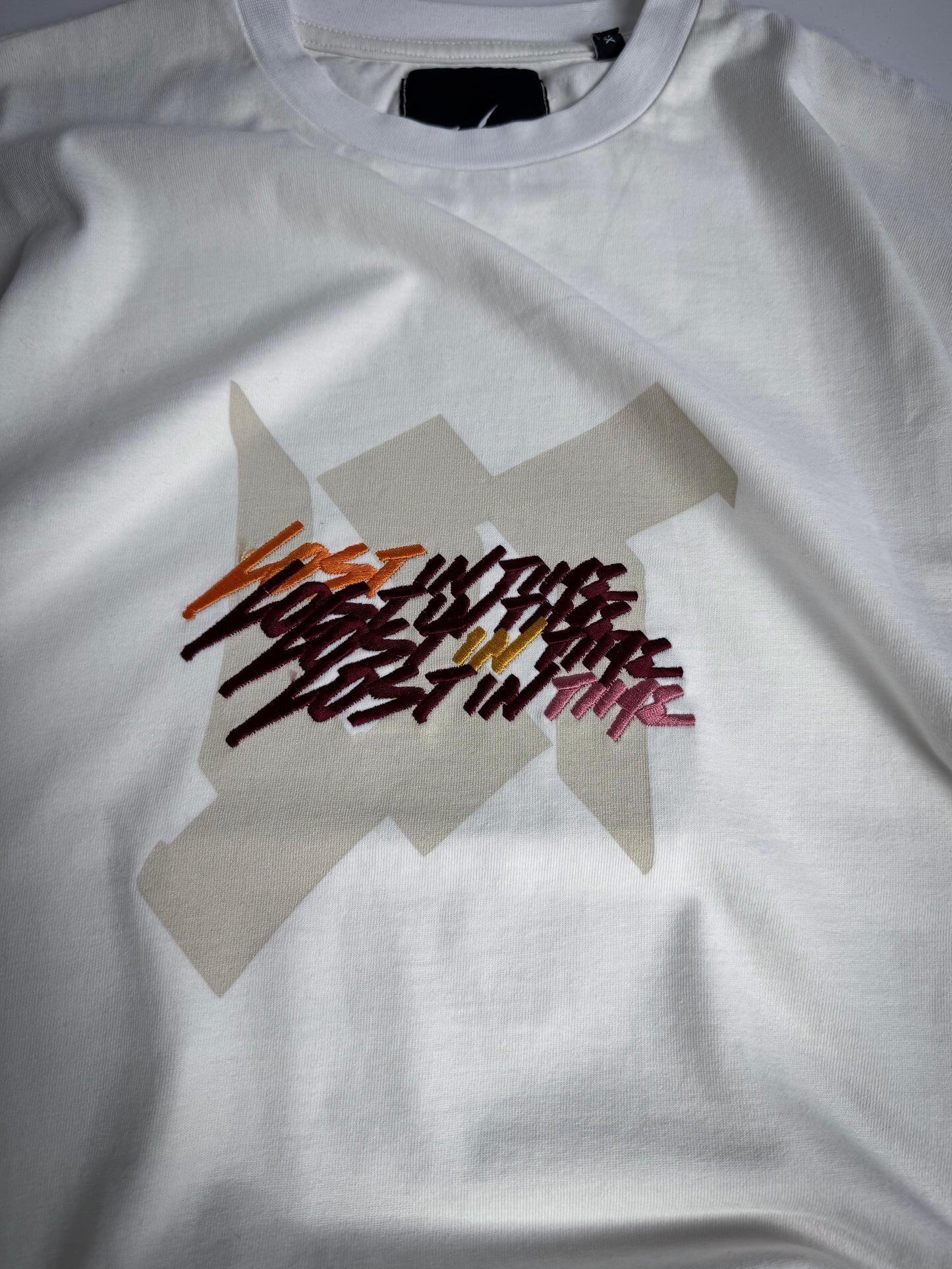 Trpl Clr  White Tee