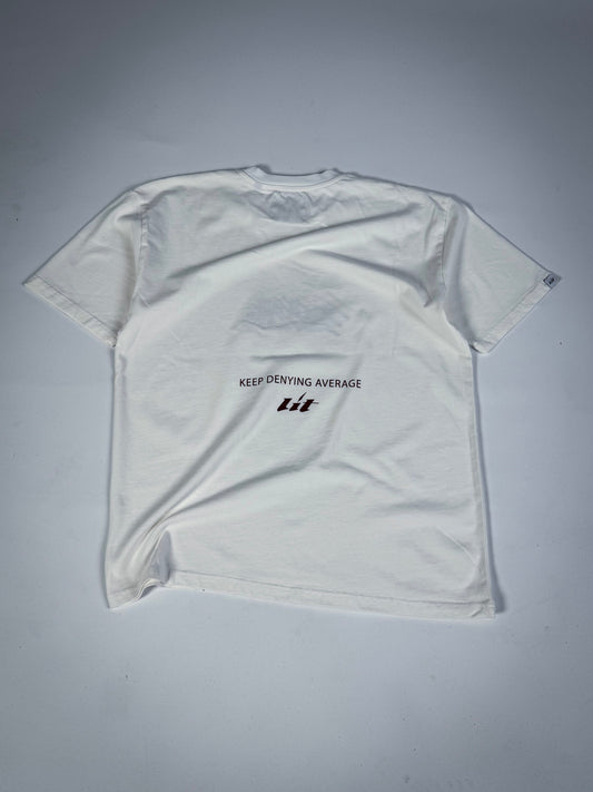 Trpl Clr  White Tee