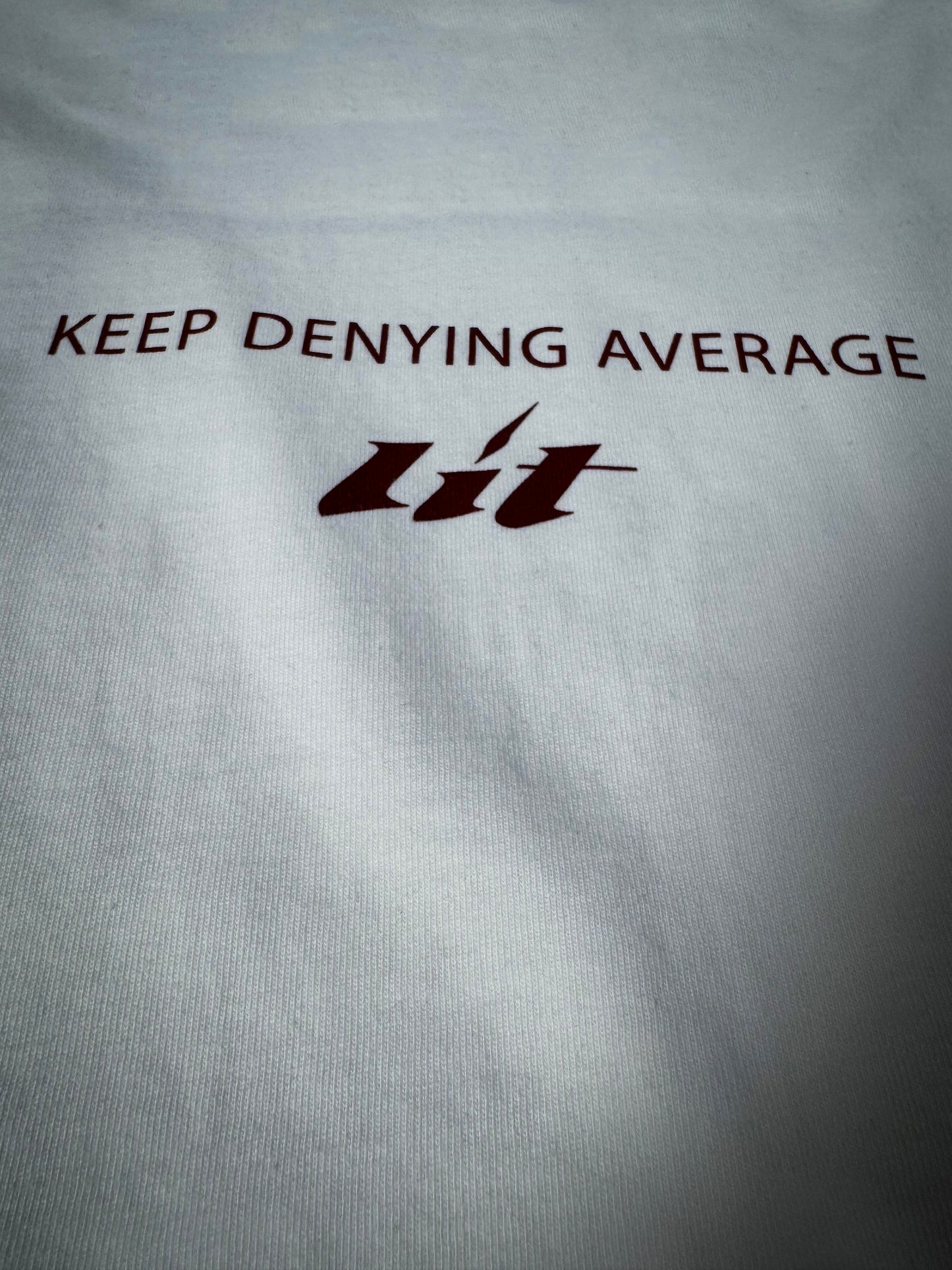 Trpl Clr  White Tee