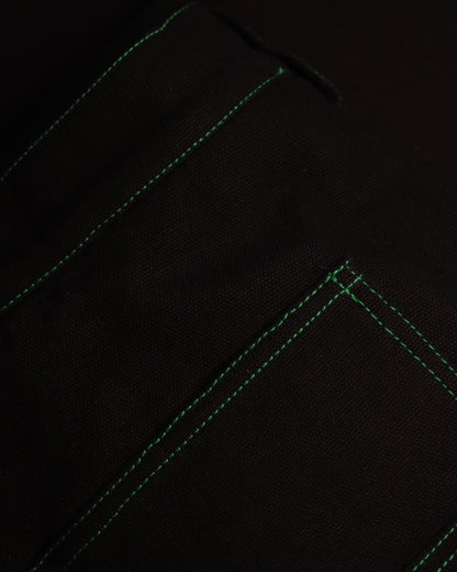 Double Knee Panted Black Pants