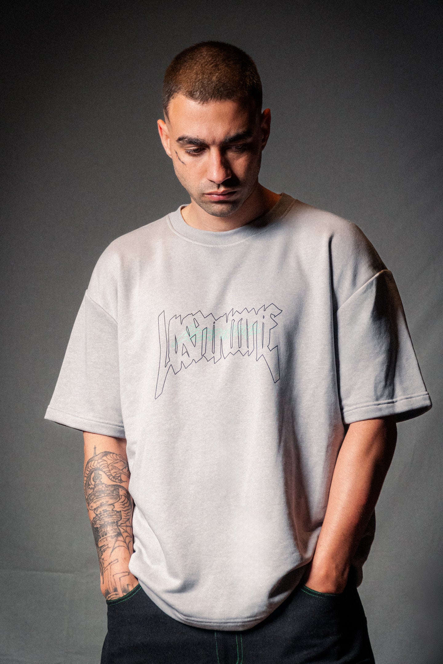 Ultra Heavy Grey Mess Tee