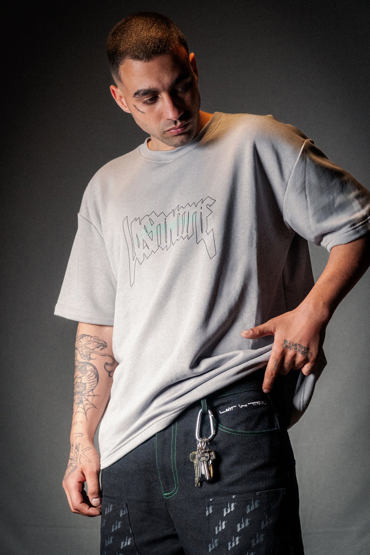 Ultra Heavy Grey Mess Tee