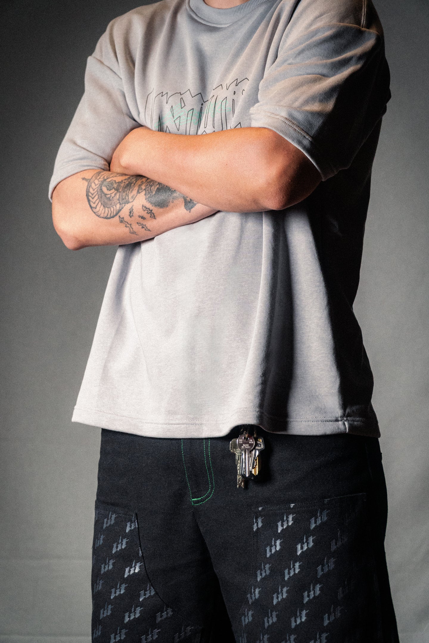 Ultra Heavy Grey Mess Tee