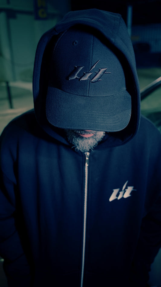 Black Charcoal Trucker cap