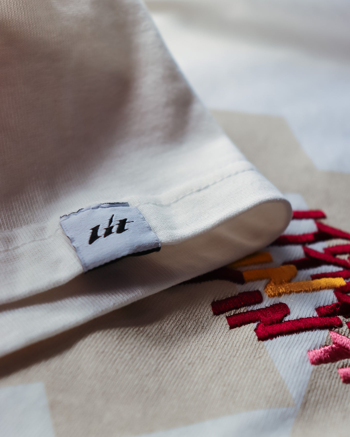 Trpl Clr  White Tee