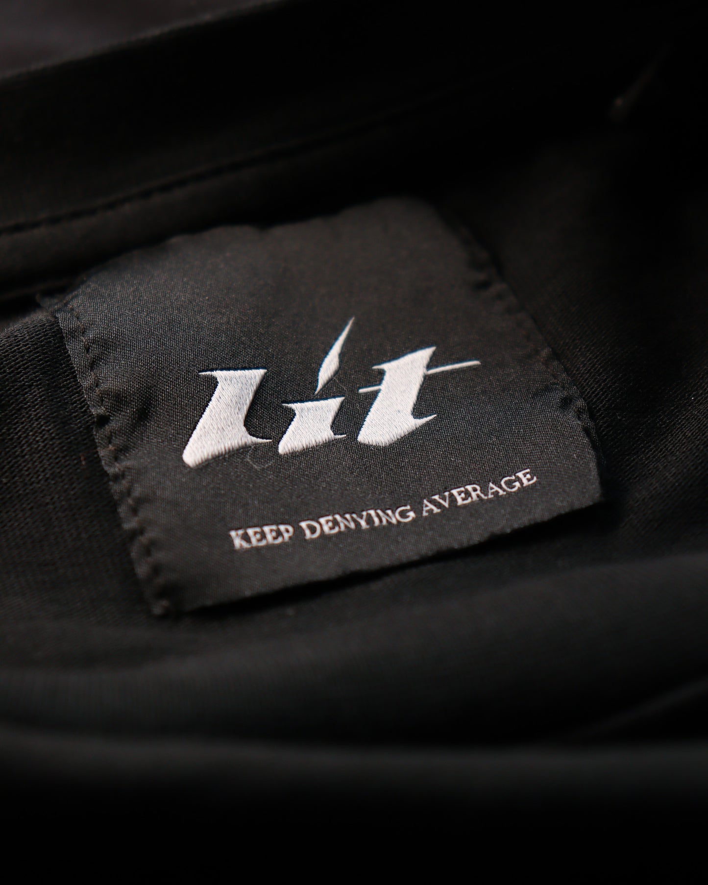 Signature Black Cotton Tee